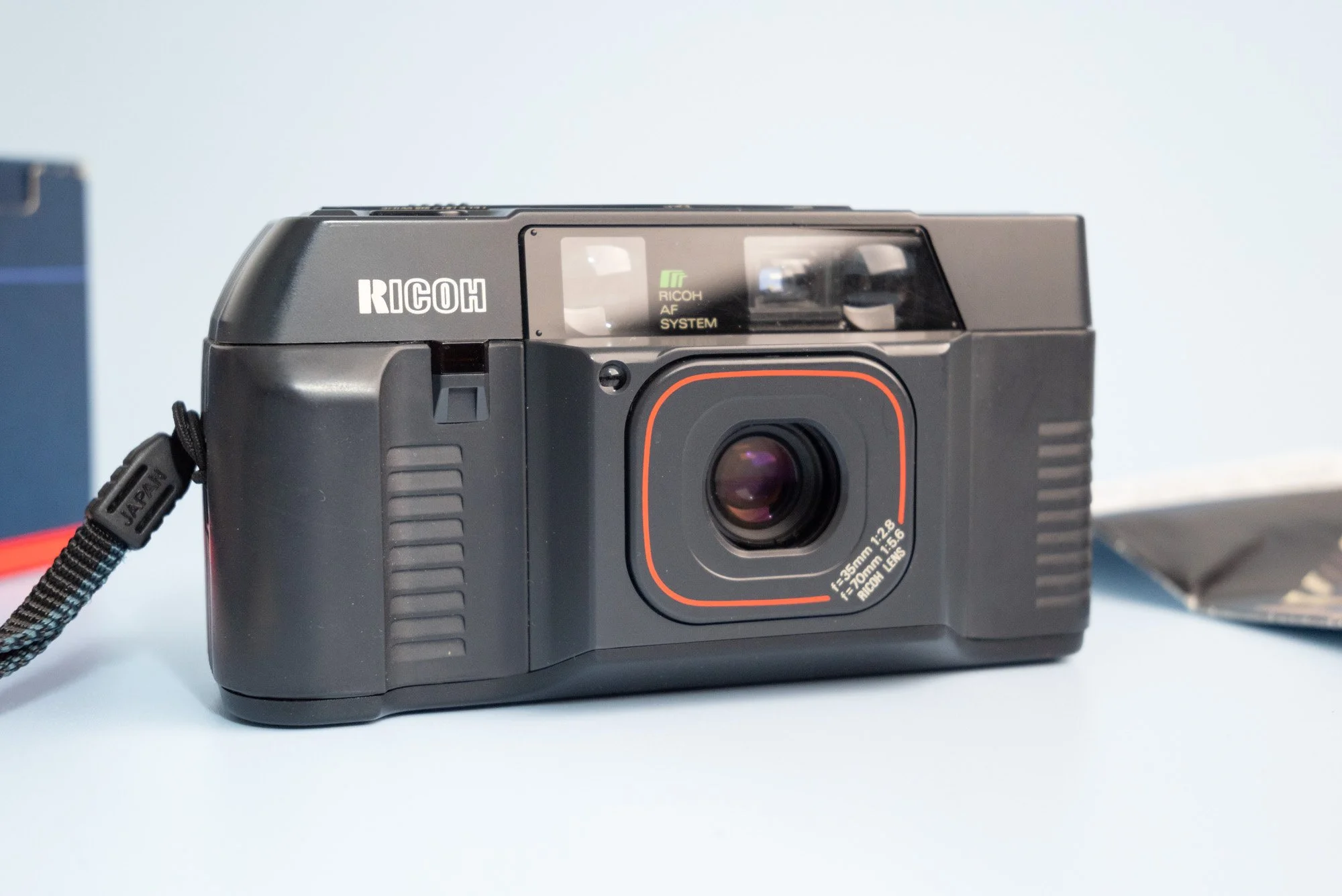 Ricoh TF 500 Point and Shoot 35mm Film Camera with Twin Lenses